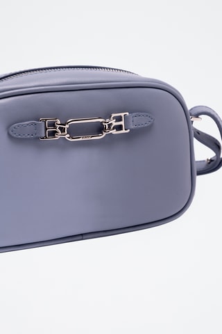 Sac bandoulière en cuir - Gris
