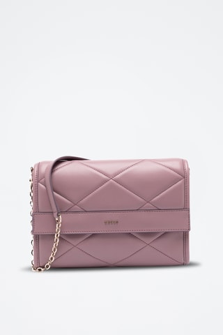 Sac bandoulière en cuir - Violet