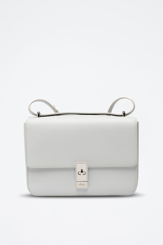 Sac bandoulière en cuir - Blanc