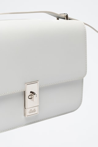Sac bandoulière en cuir - Blanc