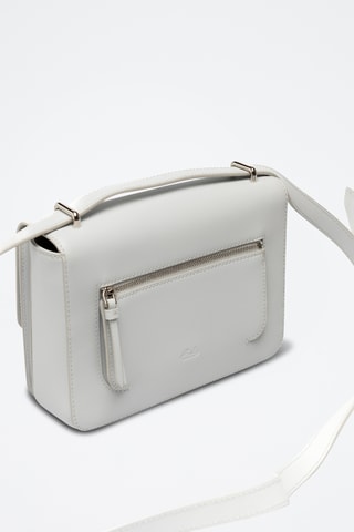 Sac bandoulière en cuir - Blanc
