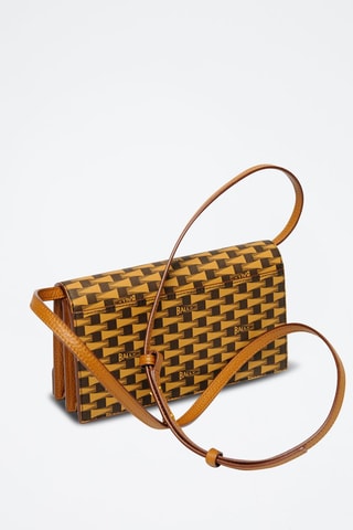 Sac bandoulière en cuir - Marron clair