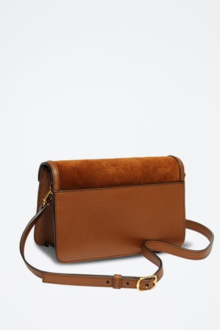 Sac bandoulière en cuir - Marron