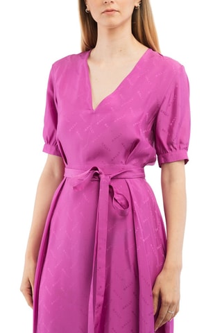 Robe midi - Rose