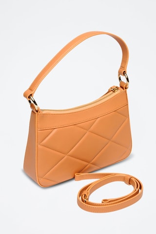 Sac porté épaule en cuir d’agneau nappa - Rose