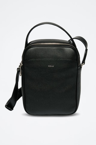 Sac bandoulière en cuir - Noir