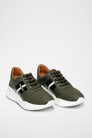 Baskets en cuir - Vert