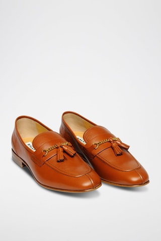Mocassins en cuir de chèvre - Marron