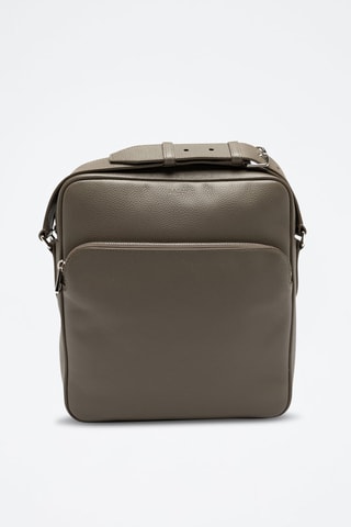 Sac bandoulière en cuir de veau - Marron
