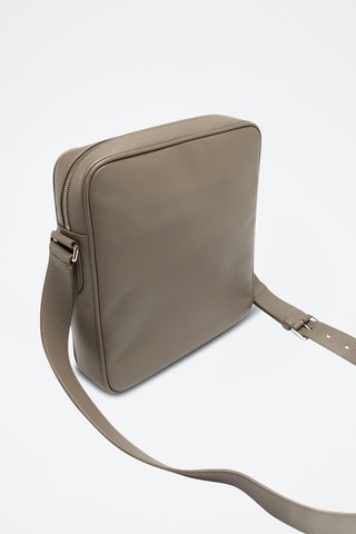 Sac bandoulière en cuir de veau - Marron