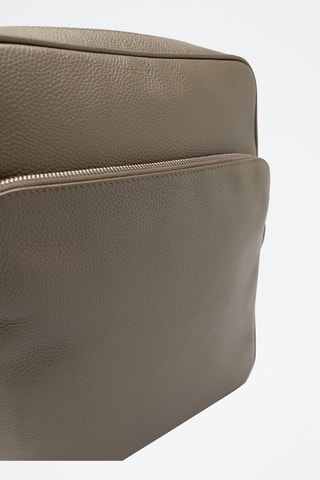 Sac bandoulière en cuir de veau - Marron