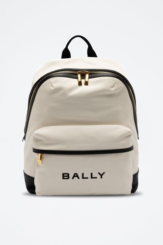 Sac à dos en cuir - Noir et beige