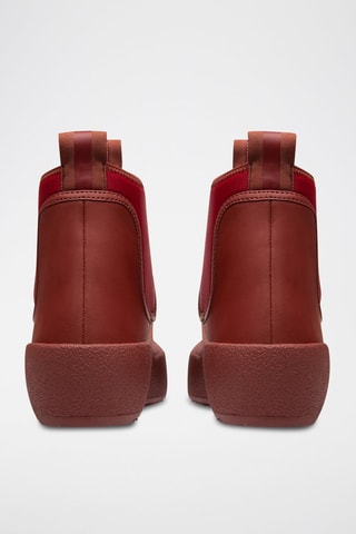 Bottines en cuir - Rouge