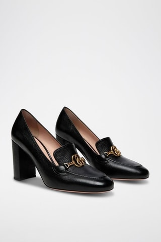 Escarpins en cuir de chèvre - Noir