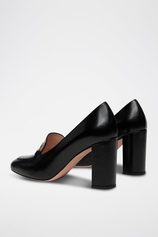 Escarpins en cuir de chèvre - Noir