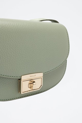Sac bandoulière en cuir de veau - Vert d'eau