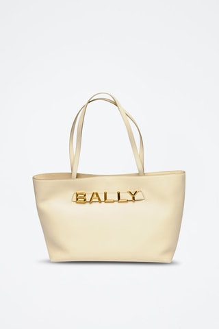 Sac porté épaule en cuir - Beige