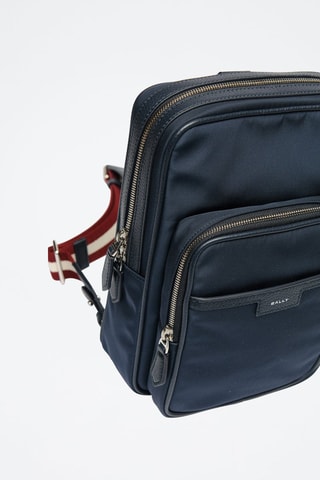 Sac bandoulière en cuir - Bleu marine