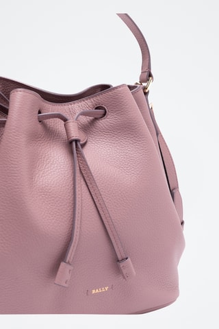 Sac seau en cuir - Violet