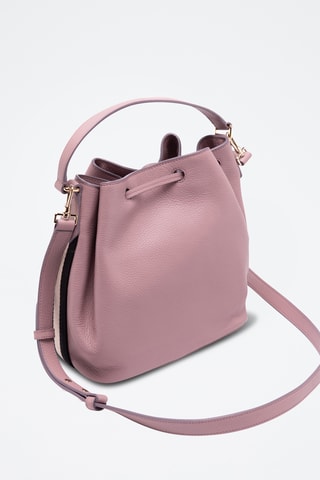 Sac seau en cuir - Violet