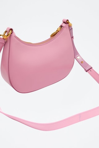 Sac bandoulière en cuir - Rose