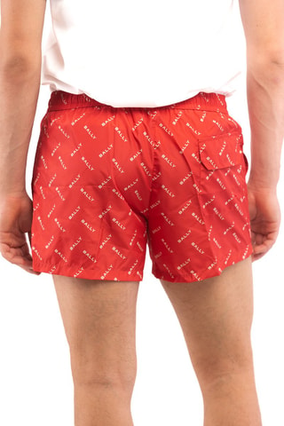 Short de bain - Rouge