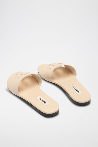 Mules en cuir - Beige