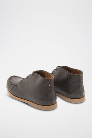 Boots en cuir de cerf - Marron foncé