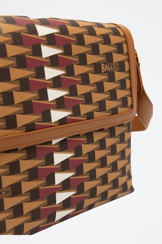 Sac bandoulière en cuir - Marron