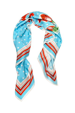 Foulard en soie - Bleu