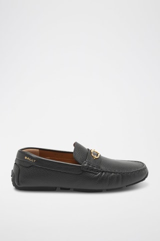 Mocassins en cuir - Noir