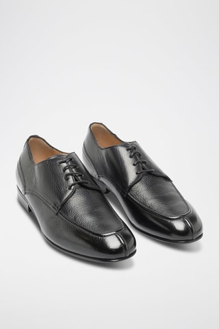 Derbys en cuir de cerf - Noir