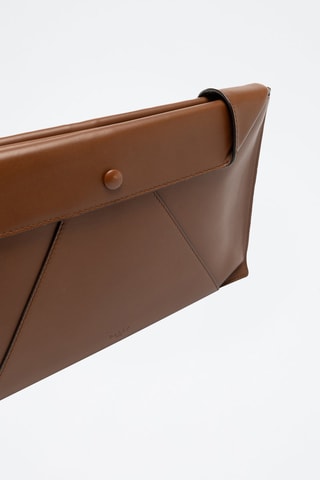 Pochette en cuir - Marron