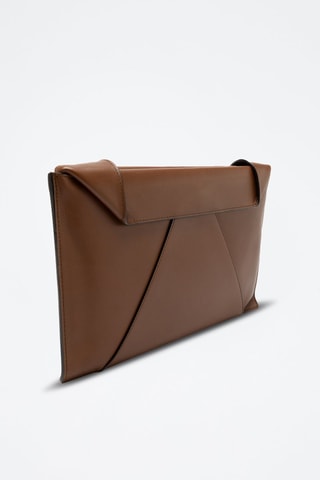 Pochette en cuir - Marron