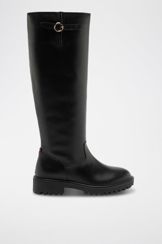 Bottes en cuir - Noir