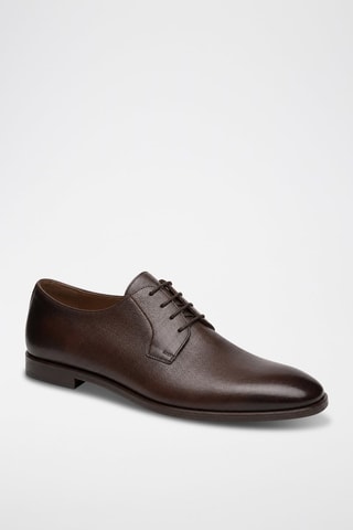 Derbys en cuir de cerf - Marron