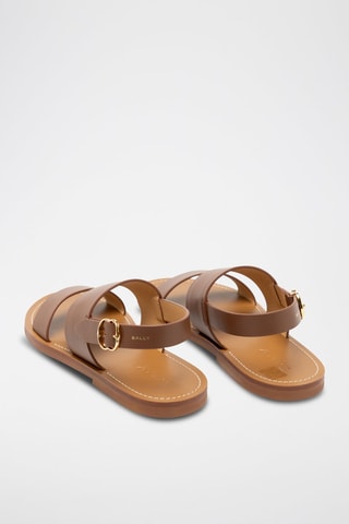 Sandales en cuir - Marron