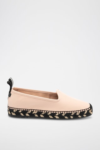 Espadrilles en cuir d’agneau - Beige
