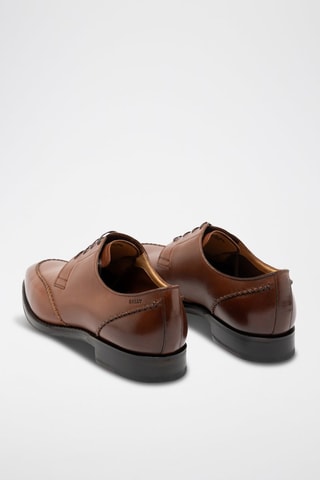 Derbys en cuir de veau - Marron