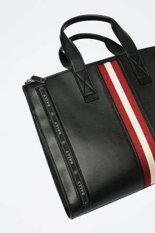 Porte-documents en cuir - Noir