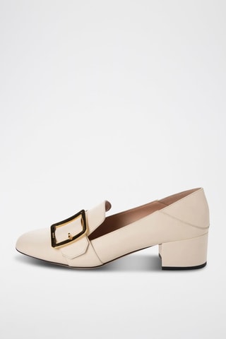 Escarpins en cuir de veau - Beige