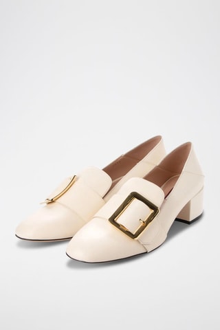 Escarpins en cuir de veau - Beige