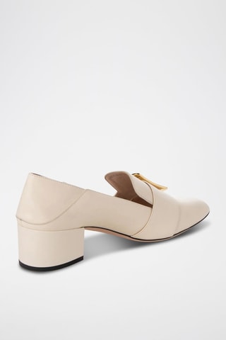 Escarpins en cuir de veau - Beige