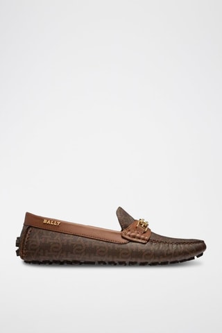 Mocassins en cuir de veau - Marron foncé