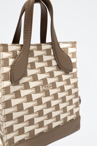 Sac à main en cuir - Marron et beige