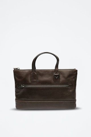 Porte-documents en cuir - Marron