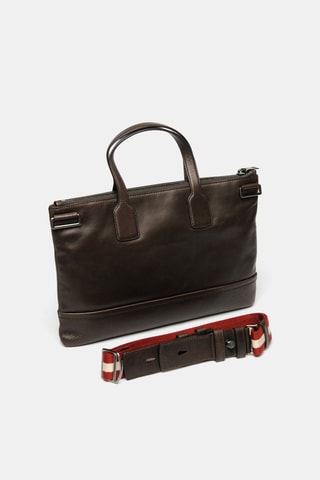 Porte-documents en cuir - Marron