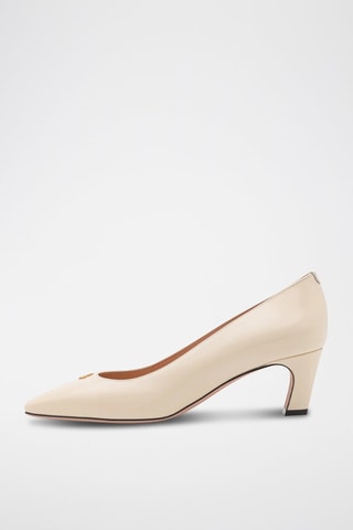 Escarpins en cuir de veau - Beige