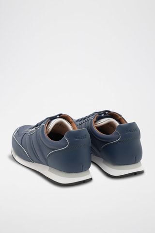 Baskets en cuir - Bleu