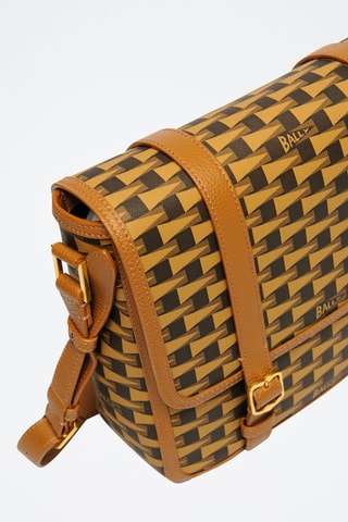Sac bandoulière en cuir - Marron